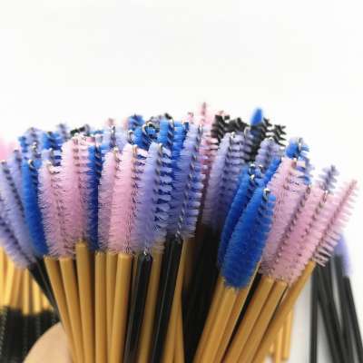 Premium Colorful Eyelash Cleanser Brush Super Soft Eyelash Extension Hot Sell Mascara Brush